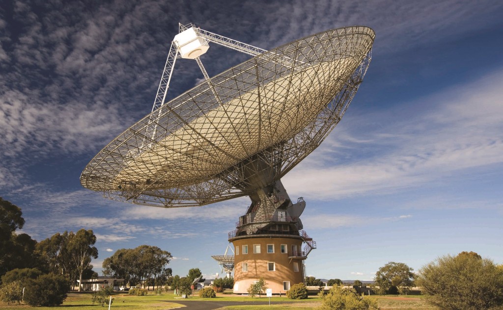 Radioteleskop w Obserwatorium Parkes, Australia Źródło: CSIRO
