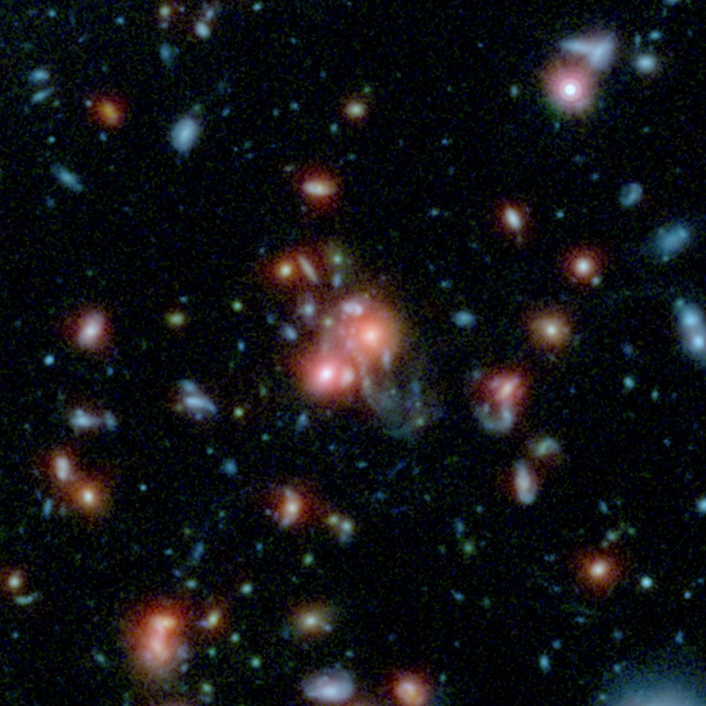 Image of the galaxy cluster SpARCS1049
