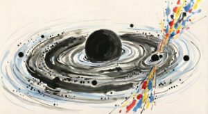 Zderzenie gigantycznych czarnych dziur wywołało potężny błysk